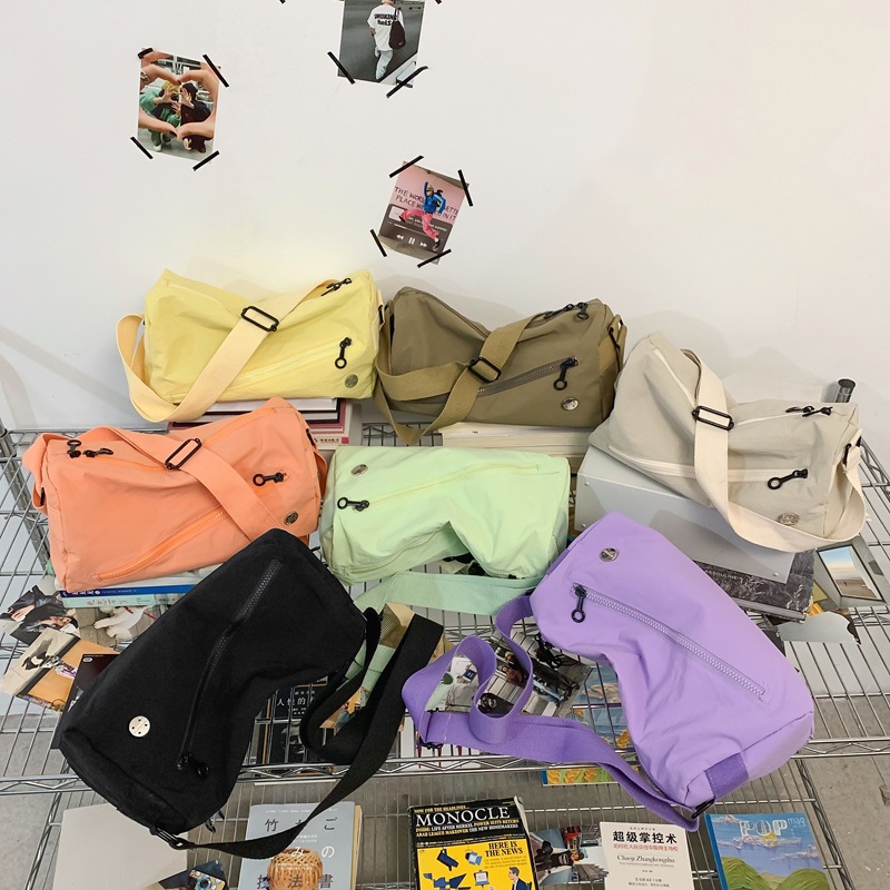 Women's shoulder bag Japanese simple and lightweight sports bag trendy shoulder bag student versatile lazy crossbody bag
