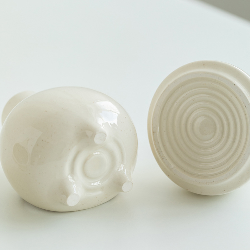 Simple chimney ceramic holy wood rack Art geometric shape decorative ornaments